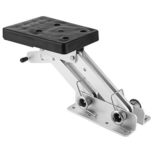 Soporte para motor fueraborda Aramox, soporte de soporte para motor auxiliar fueraborda de aluminio ajustable para 2 tiempos 7.5-20HP