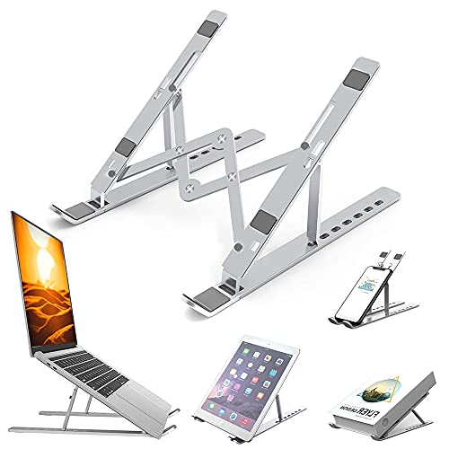 Soporte Portátil，Ajustable Laptop Stand Aluminio ventilado Soporte Ordenador portátil Laptop Stand Soporte，para Laptop,Computadora,Tabletas,DELL