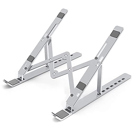 Soporte Portátil，Ajustable Laptop Stand Aluminio ventilado Soporte Ordenador portátil Laptop Stand Soporte，para Laptop,Computadora,Tabletas,DELL