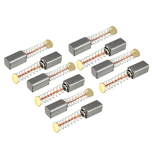 sourcing map 10uds Carbono Escobilla, para Eléctrico Motor, 10mm x 5mm x 5mm, Eléctrica Herramienta, Repuesto Reparación Pieza