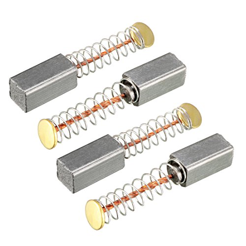 sourcing map 4uds Carbono Escobilla, para Eléctrico Motor, 10mm x 5mm x 5mm, Eléctrica Herramienta, Repuesto Reparación Pieza