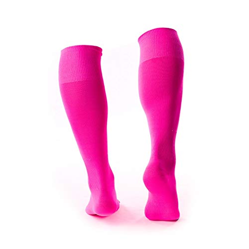 SP Fútbol Jugadores, Medias, Fucsia flúor, Talla L