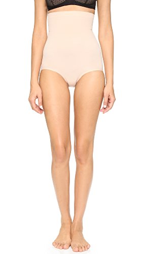 Spanx Higher Power Panties Ropa Interior, Beige, M para Mujer