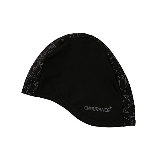 Speedo Gorro BoomStar Endurance Natación, Adulto Unisexo, Color Negro con Estrellas Plateadas, Talla Única