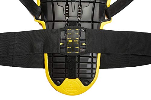 SPIDI Sport S.r.l. (EU) Z140-016 SPIDI Back Warrior EVO, Negro/Amarillo, TU