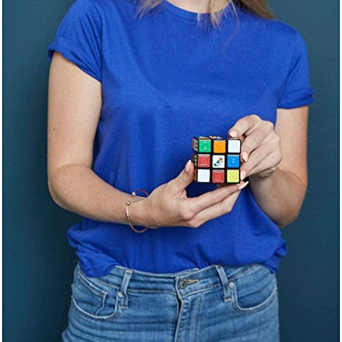 Spin Master 3x3 colour matching puzzle to help the visually impaired Rubiks Cube Sensory: el rompecabezas original de 3 x 3 colores a juego para ayudar a las personas con discapacidad visual (6063346)