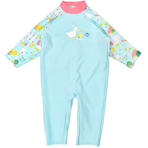 Splash About Traje de Sol Todo en uno para bebé, Patos pequeños, 3-6 Meses