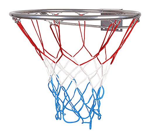 Sport-Line Hangring - Canasta de baloncesto con anillo y cesta con red para niños, 45 cm