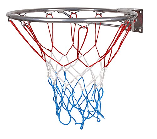 Sport-Line Hangring - Canasta de baloncesto con anillo y cesta con red para niños, 45 cm