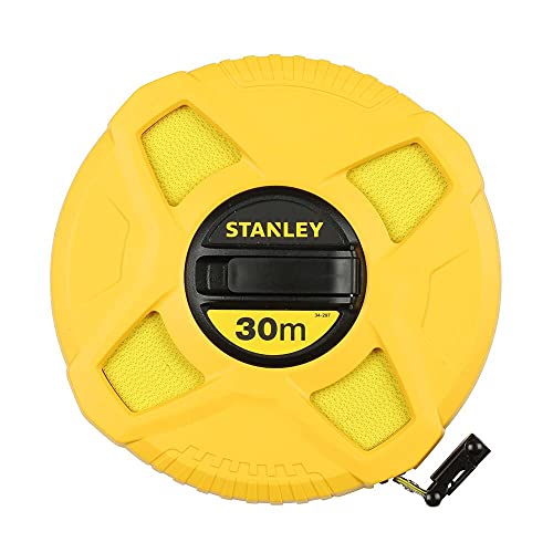 Stanley 0-34-297 Cinta métrica arrollable Fibra de Vidrio, 30 m, 30m