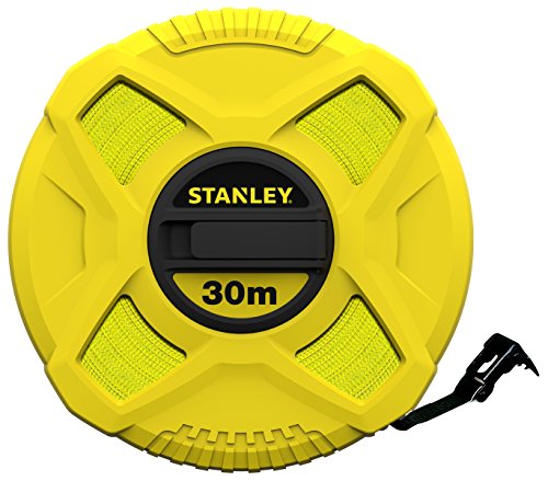 Stanley 0-34-297 Cinta métrica arrollable Fibra de Vidrio, 30 m, 30m