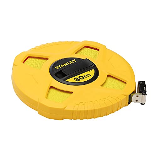 Stanley 0-34-297 Cinta métrica arrollable Fibra de Vidrio, 30 m, 30m