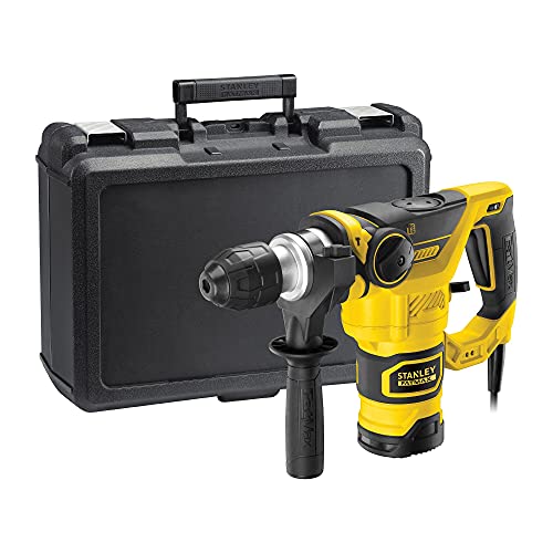 STANLEY FATMAX FME1250K-QS - Martillo percutor SDS Plus 1.250W, 3.5J, incluye maletín