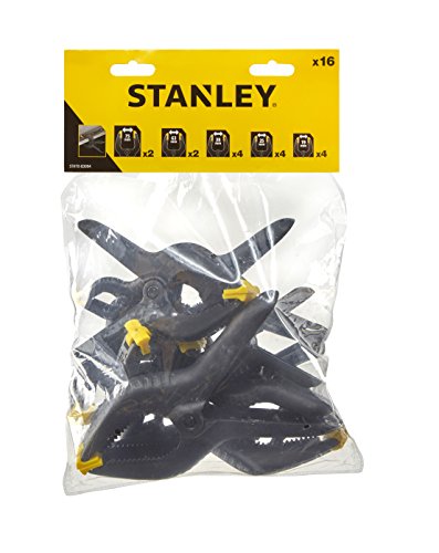 STANLEY - Juego de 16 abrazaderas de muelle