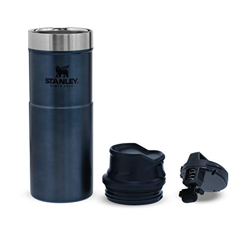 Stanley Trigger Action Mugs Termo Café para Llevar, Acero Inoxidable, Nightfall, 1 Unidad (Paquete de 1)