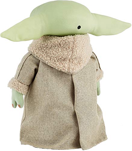 Star Wars Peluche de Baby Yoda de El Mandaloriano - Sonidos y Movimientos - Blando con Base Robusta - 28 cm - Regalo para Adultos y Niños de 3+ Años