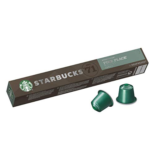 STARBUCKS Variety Pack de Nespresso Cápsulas de Café 8 x Tubo de 10 Unidades