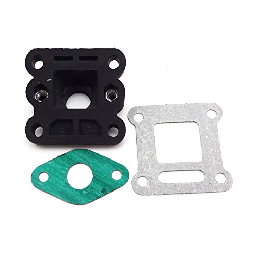 STONEDER Junta de tubo de admisión de colector de entrada para motor de 2 tiempos 47 cc 49 cc Mini Moto Quad 4 ruedas Dirt Bike Pocket Bike ATV