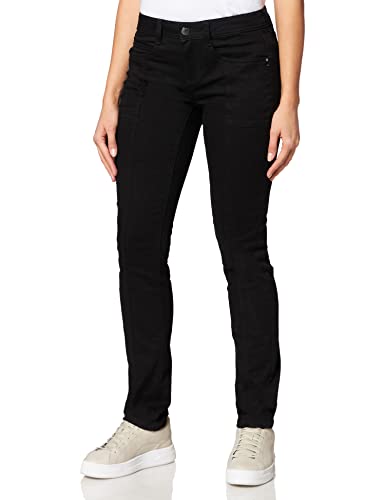 Street One 374469 Jeans, Black Soft Wash, 32W x 32L para Mujer