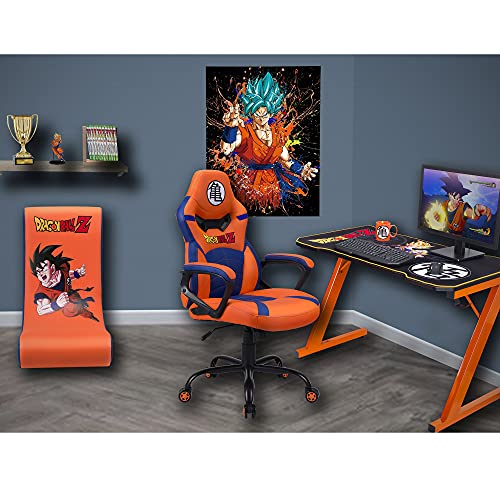 Subsonic - DBZ Dragon Ball Z - Silla De Juego Gaming Rock'n'Seat Junior - Asiento Gamer para Habitación De Niños Y Adolescentes con Licencia Oficial (Playstation 5