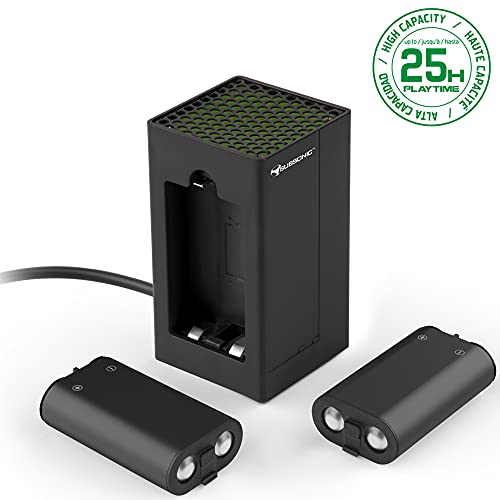 Subsonic - Kit De Carga Dual Power Pack, 2 Baterías, Cargador Y Cable para El Mando De La Serie Xbox X/Sr, Xbox Series X