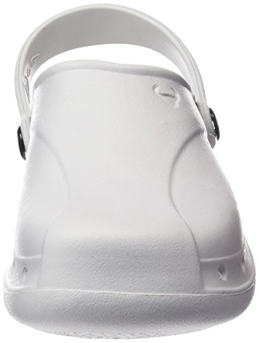 Suecos Skoll, Zuecos de Trabajo Unisex Adulto, Blanco (White), 38 EU