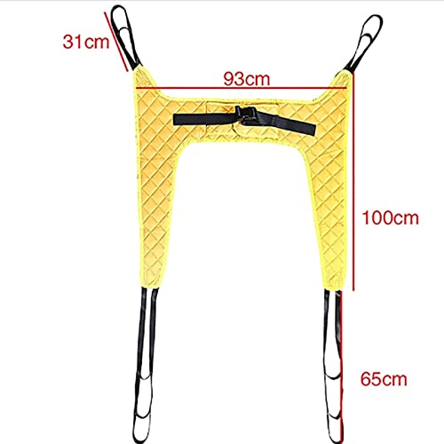SUMBITOD Eslinga para Inodoro, arnés en Forma de U, arnés de elevación médica para Pacientes paralizados para Ayudar a levantarse del baño