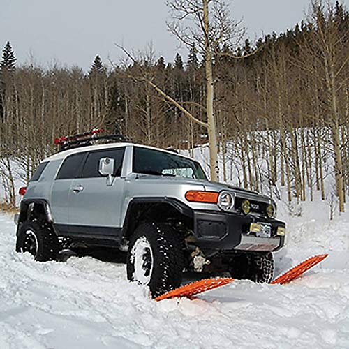 SUMEX Planchas de Desatasco Rescate para Arena Barro Nieve 4x4 Todoterreno 2 Unidades Orange