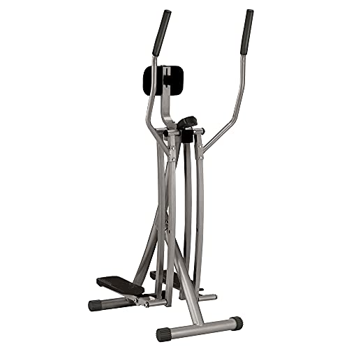 Sunny Health and Fitness Sunny Health & Fitness Air Walk Trainer W/LCD Monitor Sf-e902 Máquina elíptica, Unisex, Gris, 38L x 48W x 156H cm