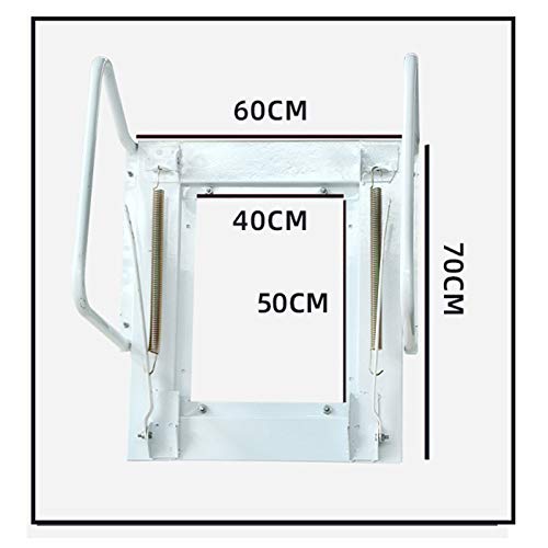 sunyu Escalera telescopica - Colgar en la Pared General Engrosamiento casero Escaleras abatibles para ático