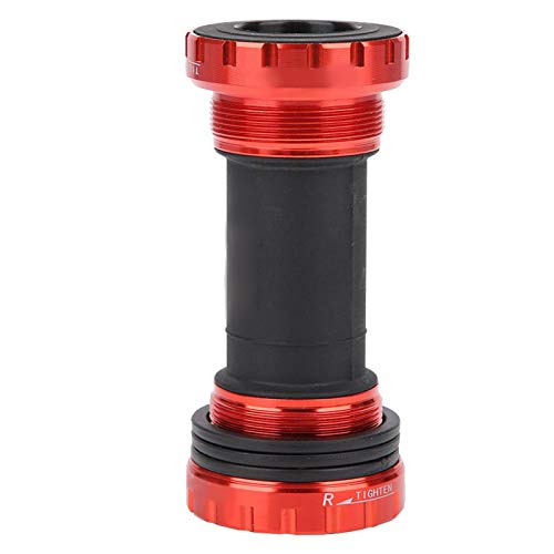 Surebuy Práctico pedalier de Bicicleta, para Bicicleta de montaña(Red)