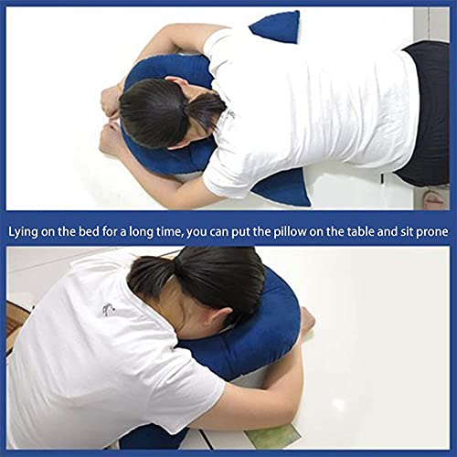 SXFYHXY Almohada Boca Abajo Ajustable En Altura, Equipo De Recuperación para Cirugía De Desprendimiento De Retina Almohada Facial para Dormir Kit De Masaje Boca Abajo Uso para Cirugía Ocular