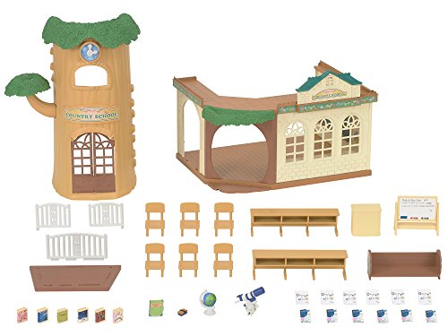 Sylvanian Families- Country Tree School Mini muñecas y Accesorios, Multicolor (Epoch para Imaginar 5105) , color/modelo surtido