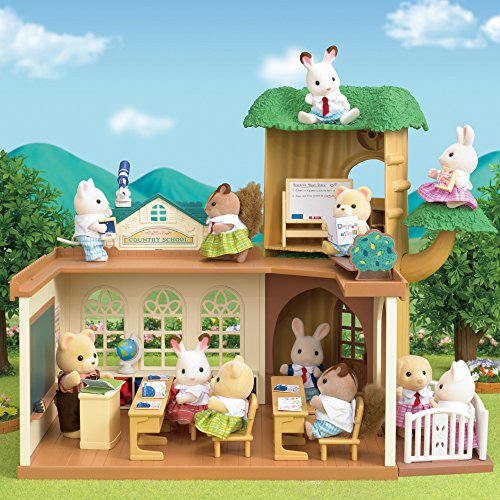 Sylvanian Families- Country Tree School Mini muñecas y Accesorios, Multicolor (Epoch para Imaginar 5105) , color/modelo surtido