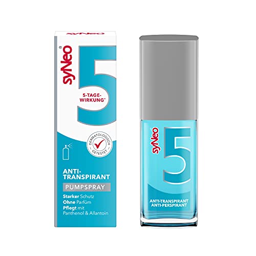 syNeo 5 Antitranspirante Spray, Desodorante contra sudor fuerte para mujeres y hombres, 1 unidad (1 x 30 ml)