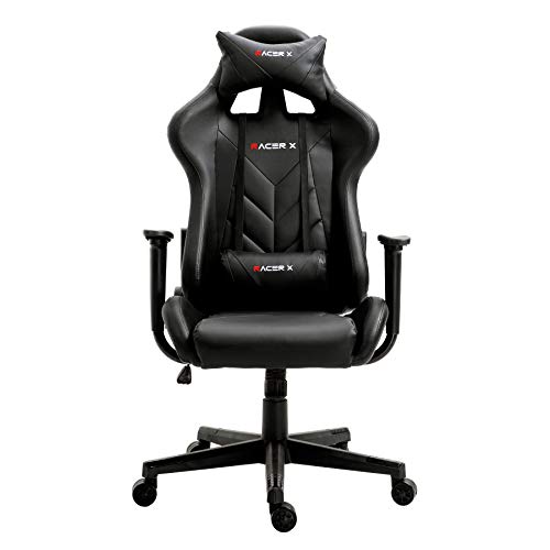 T-LoVendo Silla Gaming Oficina Racing Sillon Gamer Racer X Profesional Videojuegos PC, Universal