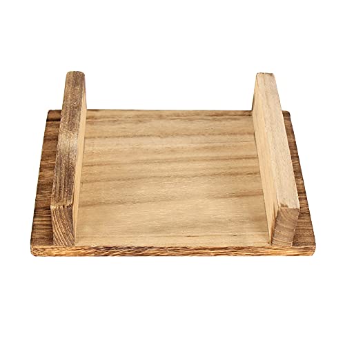 Taburete de madera para escalones de madera, taburete vintage de madera, perfecto para camas altas, alcanza lugares altos en la cocina, baño, ligero, 9.8 x 7.1 x 2.8 pulgadas (como se muestra)