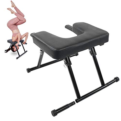 Taburete de yoga, silla de yoga, taburete de yoga, banco de yoga, banco de pie, taburete para práctica de yoga, silla de inversión plegable, gimnasio multifuncional, silla de yoga, bancos de inversión