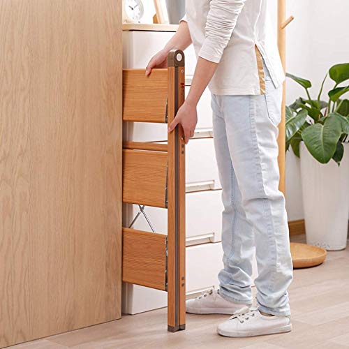 Taburete Escalonado Silla Alta Escalera Estante De Madera Escalera De Tijera Plegable Escalera De 3 Escalones Escalera De Estantería Ensanchada Cocina Interior Zapatero Oficina Hogar Moderno Simple