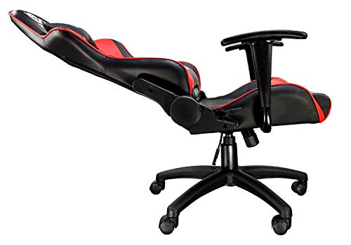 Talius Gecko V2 Silla Gaming Profesional, Ergonómica, basculante, Espuma Alta Densidad, Base y Ruedas Nylon, Gas Clase 4. Ideal para niños y Adultos. para Juegos, Oficina, Escritorio. (Rojo)