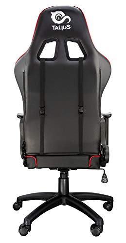 Talius Gecko V2 Silla Gaming Profesional, Ergonómica, basculante, Espuma Alta Densidad, Base y Ruedas Nylon, Gas Clase 4. Ideal para niños y Adultos. para Juegos, Oficina, Escritorio. (Rojo)