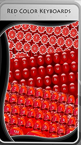 Teclados de color rojo