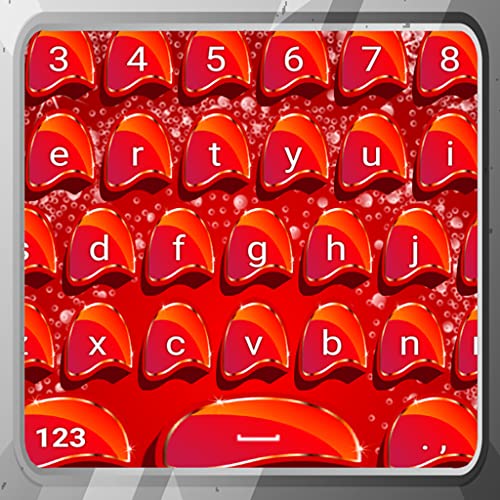 Teclados de color rojo