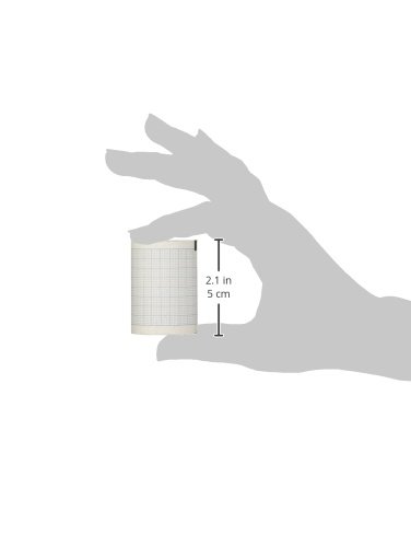 tecnocarta ri4405001316ec1 Kit 10 rollos de papel térmico para ECG compatibles con cardiette, 50 mm x 15 m