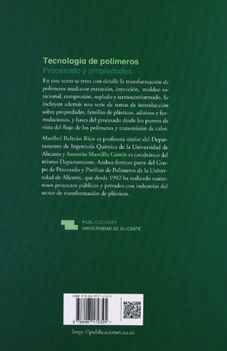 Tecnología de polímeros: Procesado y propiedades (Textos docentes)