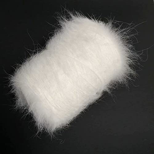 TEHETE Ovillo de Lana, 100% Angora Hilo, 50g, para Ganchillo y tejido Hilado, Suave Lujoso Perfecto para DIY y Tejer a Mano, 004