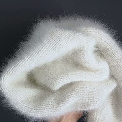 TEHETE Ovillo de Lana, 100% Angora Hilo, 50g, para Ganchillo y tejido Hilado, Suave Lujoso Perfecto para DIY y Tejer a Mano, 004