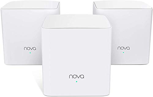 Tenda Nova Mesh MW5C - Sistema Router Wifi para Todo el Hogar (3 Unidades, Mu-Mimo, Seamless Roaming, Fast Ethernet, Control Parental, Funciona con Alexa)