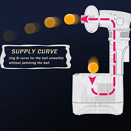 Tenis De Mesa Robot Máquina De Tenis De Mesa Máquina Automática De Tenis De Mesa Entrenamiento 40 Mm + Tenis De Mesa Adecuado para Uso En El Hogar En El Aula