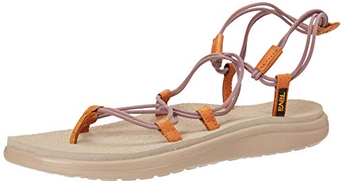 Teva Voya Infinity, Sandalias Planas Mujer, Malva crepúsculo, 42 EU